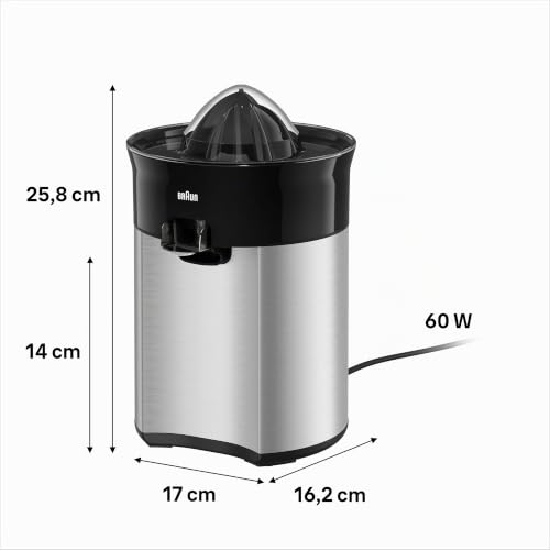 BRAUN Espremedor de Citrinos CJ5050BK - vue 5