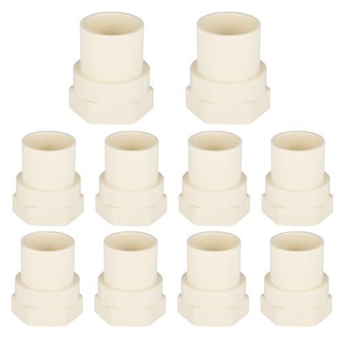 (10 Pack) EFIELD CPVC CTS Female Adapter Fittings, 1" Slip X 1" Female Thread,(CPVC039-5-10PCS)