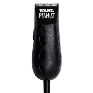 Wahl Professional Peanut Corded Trimmer – Compact, Lightweight Powerful Rotary Motor Grooming Tool, with 4 Trimming Guides and Accessories