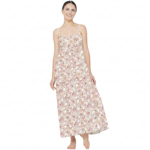 Chemise de nuit imprimée en coton léger et fluide style classique multicolore Cotton Lane