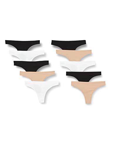 Body Femme Iris & Lilly - Lot De 2, 100% Coton, Coupe Classique, Confortable, Marque Amazon - 4