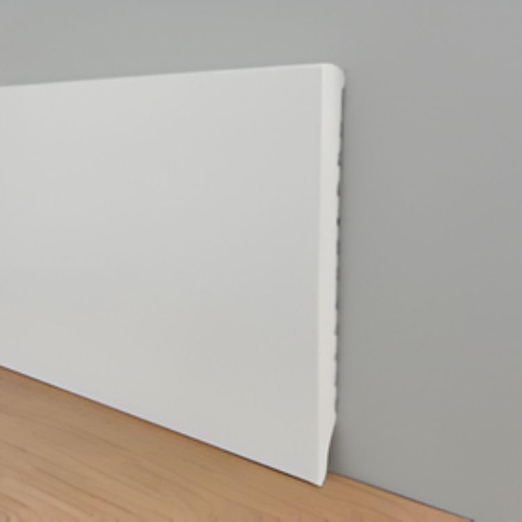 Rodapie Poliestireno Anti Humedad Lacado en Blanco 15x150x2200 mm -10 ud