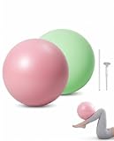 BTACGWP Palle da Yoga Set da 2, con Pompa d'Aria, per Esercizio a Casa