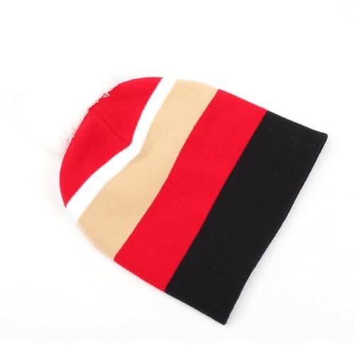 Unisex Weihnachten Beanie Autumn Winter Warm-up Hut Winter Cap Weihnachten Strick Jacquard Hut Santa Elf Rentierhut