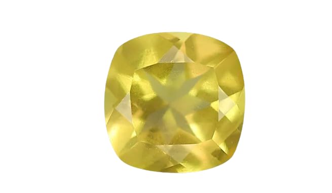 Zafiro amarillo natural de 6 quilates con certificado de autenticidad piedra Pukhraj