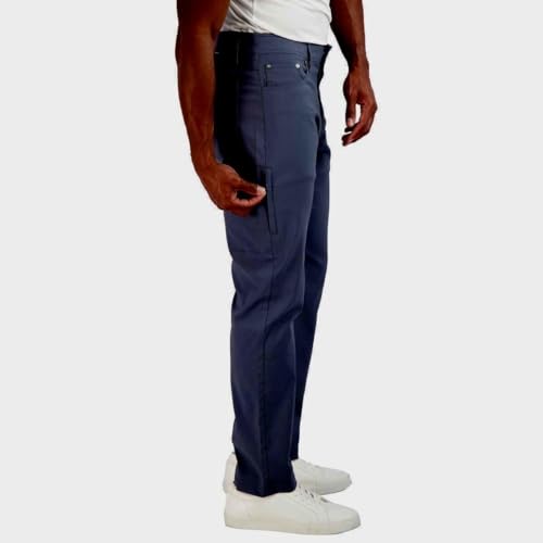 Gerry Men's Relaxed Fit Comfort Stretch Venture Commuter Pant | 38x34, Dark Blue4