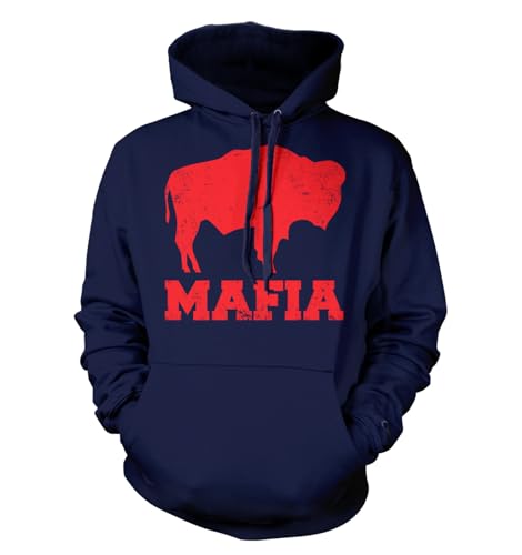 Haase Unlimited Mafia Football - New York Buffalo Crazy Fans Unisex Hoodie Sweatshirt