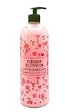 Cherry Blossom Bubble Bath, Shea Butter, Vitamin E, 25 FL Oz