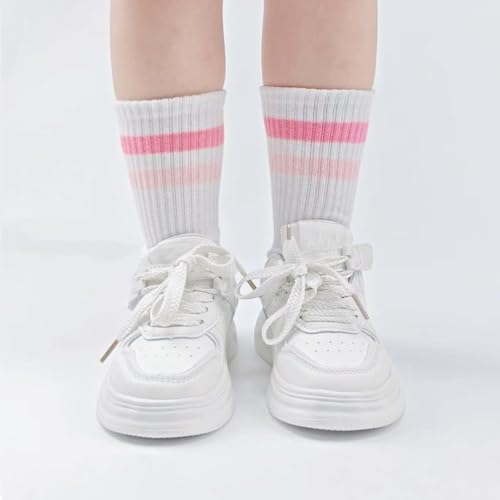 Image of Toddler Non Slip Cotton Crew Socks with Grips for Baby Boys Girls
