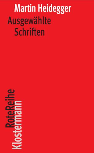RoteReihe   Ausgewählte Schriften 5 Bde - Martin Heidegger Kartoniert (TB)