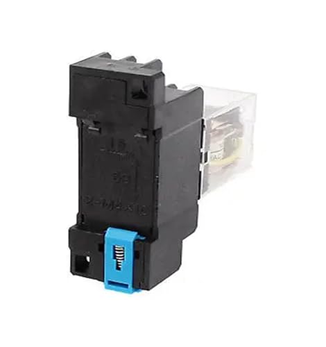 Relé de potencia DPDT 12V CA de 8 pines con conmutación estable y base HH52P-L 4