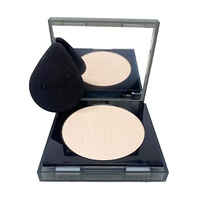 Huda Easy Bake and Snatch Pressed Brightening And Setting Powder - Peach Pie (.29 Oz)