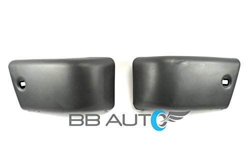 BB Auto New Front Bumper End Caps Set RH LH Replacement for 84-88 Toyota Pickup Truck 4WD 84-89 4Runner