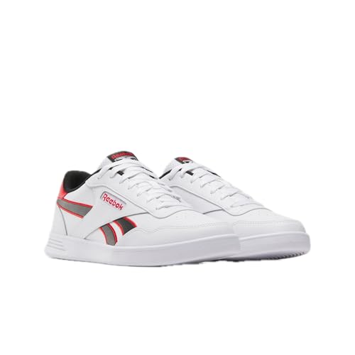 Reebok Unisex Court Advance Sneaker, White/Black/Vector Red, 13.5 Women/12 Men