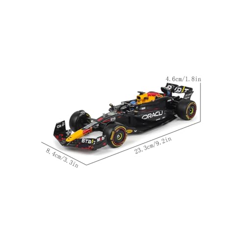 Modelo a escala 1:24 de auto de carrera F1 RB20 miniatura 4