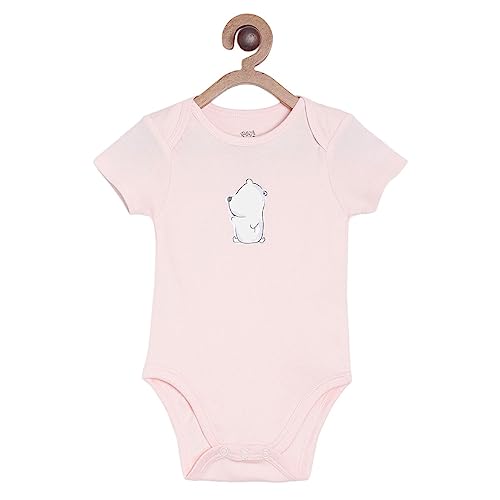Image of miniklub Newborn Kids Pack of 3 Printed Bodysuits