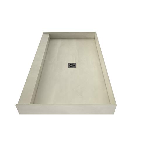 Tile Redi P4872C-SCSQBVZ Redi Base Shower Pan, 72" W x 48" D, Brushed Nickel