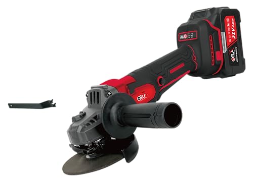 Image of Cordless Angle Grinder with Rechargeable Battery, Portable Handle Design, Compact Body and Multi Surface Grinding Support 21V Battery, 3 Variable Speed
