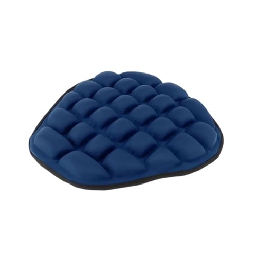 Coussin de siège de moto universel bleu et oreiller de selle passager