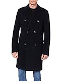 Abrigo de negocios Strellson Premium Park Lane Abrigo, Azul (Blue 401), XXX-Large (Talla del Fabricante: 56) para Hombre