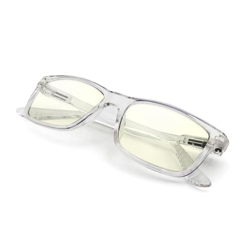 Image of J+S Vision Blue Light Blocking Glasses for Men Women | Computer Gaming Work| Anti Strain Fatigue UV Glare | Medium-Small Fit