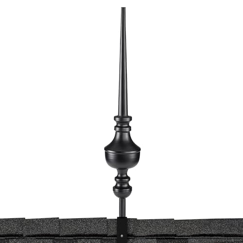 27" Victoria Aluminum Rooftop Finial with Roof Mount by Good Directions