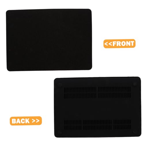 Funda Macbook Pro de PU flexible negra con protección completa premium 4