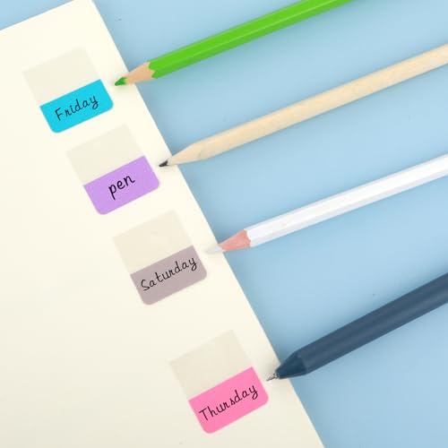 240 Stück Haftstreifen Griffregister Seitenmarker Kleberegister Index Tabs Page Marker Haftmarker Tab Marker Plastik Haftnotizen Klebezettel Pastell Tabs Index Für Lesen Seitenmarkierung Büro