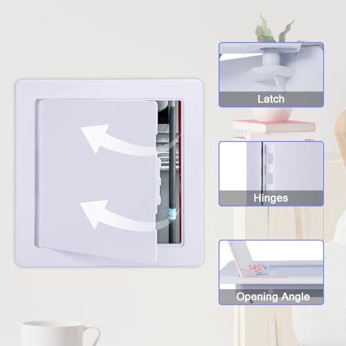 image for Suteck Plumbing Access Panel for Drywall Ceiling 8 x 8 Inch Reinforced