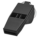 Water Gear Plastic Emergency Safety Whistle - Great for Water Lifeguards and Swimming - Ideal for Coaches and Sports - Can be Used for Training Dogs - Loud for Survival - Pealess Black