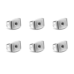 6pcs Earrings backs 4*6mm