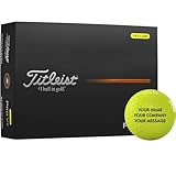 Titleist Pro V1 Yellow Personalized Golf Balls - 2025 Model