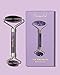 Produktbild ROSENTAL ORGANICS Amethyst Roller, Anti-Aging Wirkung Gegen Falten, Gesichtsroller (Beruhigend Für Die Haut), Hautstraffung Durch Gesichtsmassageroller, 100% NATÜRLICH, Skin Detox Bei Unreinheiten