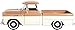 1958 Chevy Apache Fleetside Pickup Truck Brown and Beige 1/24 Diecast Model Car by Motormax 79311brn-bg