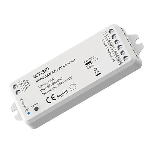 Contrôleur LED SPI avec variateur RF 2.4G pour gestion dynamique RGB WS2815