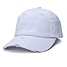 OYZ Gorra de béisbol de algodón lavado de camuflaje vintage gorra de béisbol de algodón con protección solar envejecida coleta alta ajustable Snapback sombrero, blanco, Talla única
