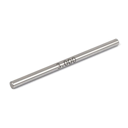 Aexit 3.00mm Dia Reference Gauges +/-0.001mm Tolerance Tungsten Carbide Cylindrical Pin Pin Gauges Gage Gauge