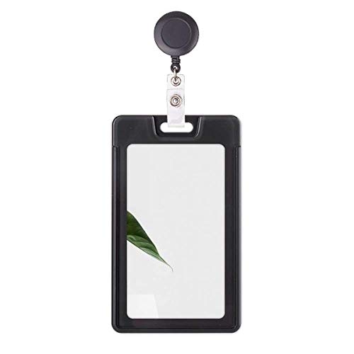 Porte-badge rétractable solide avec système enrouleur fluide imprimé plante nature