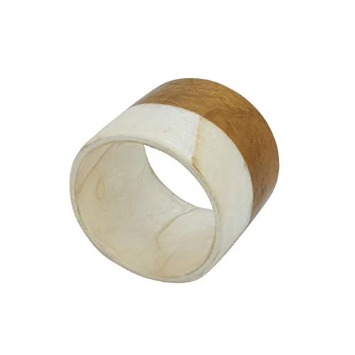 Capiz Table Napkin Rings (Set of 4)