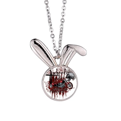 Collier squelette avec gravure graffiti street culture unique