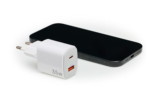 Chargeur USB C et USB A 35W compact pour tablettes