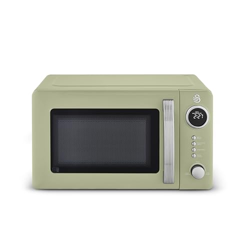 Swan Retro Digital Solo Microwave — SM4425GRN · Green