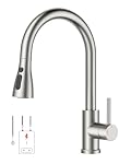 FORIOUS – FORIOUS Wasserhahn Küche, Küchenarmatur mit Herausziehbarer 