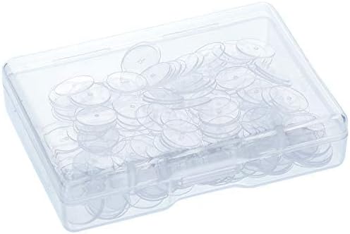 WILLBOND 200 Pcs Clear Disc Pads to Stabilize Earrings, Plastic Discs for Earring Backs - Image 8
