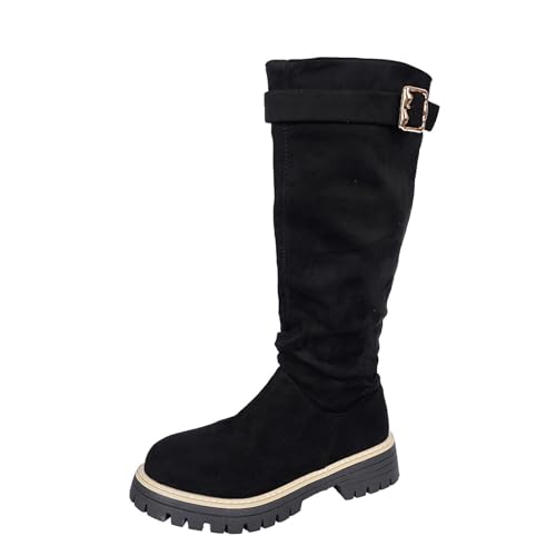 Bottes mi-mollet tendance pour vos sorties citadines d'hiver avec boucle élégante