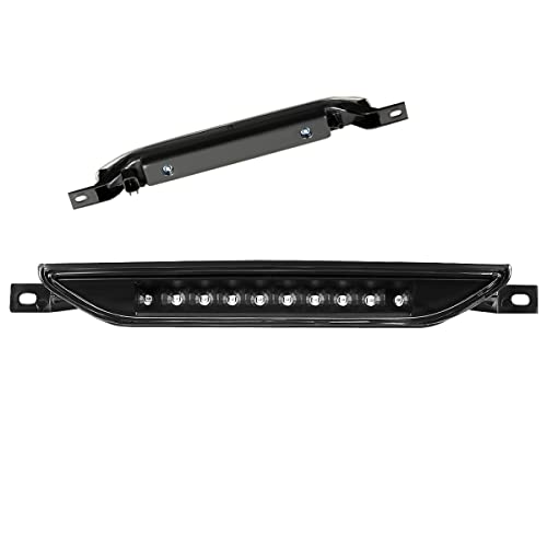 PM PERFORMOTOR LED 3rd Third Brake Light High Mount Stop Light Compatible with Jeep Grand Cherokee 11-17,Black Housing/Clear Lens