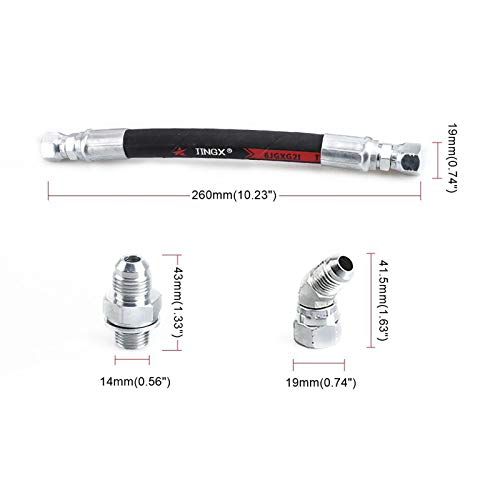 Generic Bomba de óleo de alta pressão Crossover HPOP conjunto de mangueira serve para Ford Powerstro