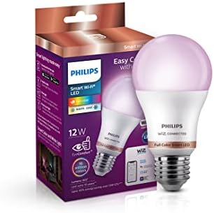 PHILIPS WiZ 12W E27 Wi-Fi & Bluetooth LED Smart Bulb with Music Sync, Compatible with Amazon Alexa & Google Assistant, 16 Million Colours & Motion Sensing Technology | Pack of 1