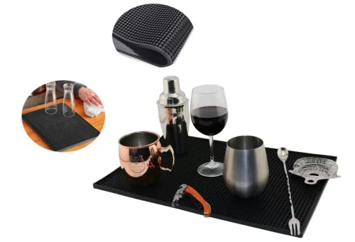 Bar Mat 45x30 Cm Tapete Gelo Porta Bebidas Escorredor