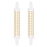 Bonlux R7s 118mm J118 LED Bulb Natural White 4000K 15W J Type Linear Light Bulb 120W Incandescent Lamp Equivalent Double Ended Reflector Light Super Bright 360°Beam Angle, Non-dimmable 240V (2-Pack)